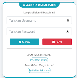 Register PGRI Luwu Timur - Persatuan Guru Republik Indonesia Cabang Luwu Timur